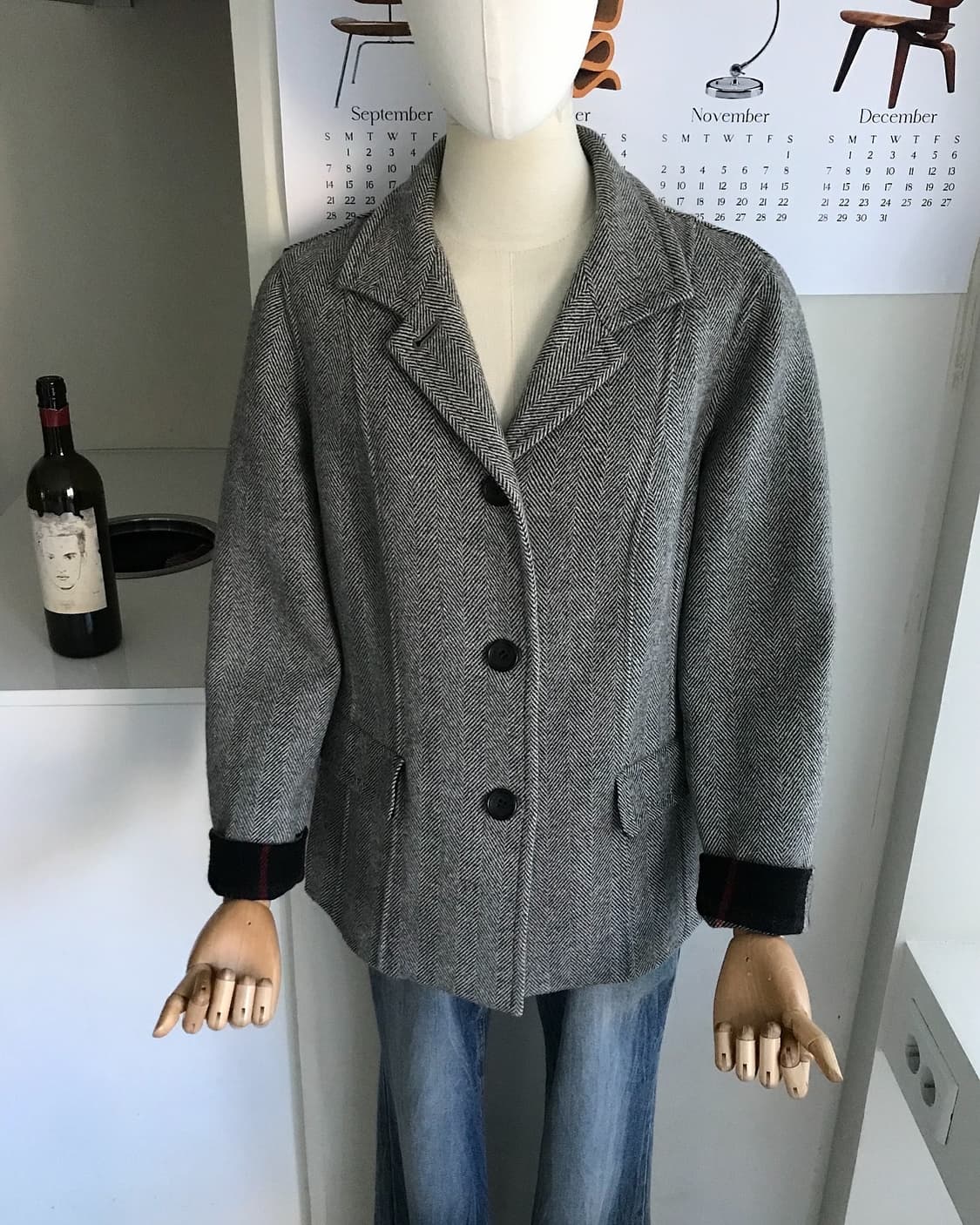 버버리 캐시미어 핸드메이드 자켓 상품이미지9