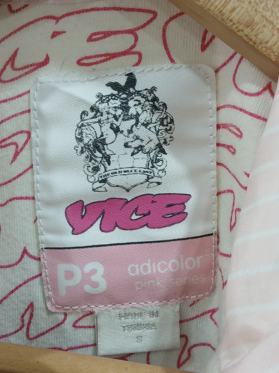 Adicolor아디컬러 vice p3 핑크센스 코튼져지 상품이미지4