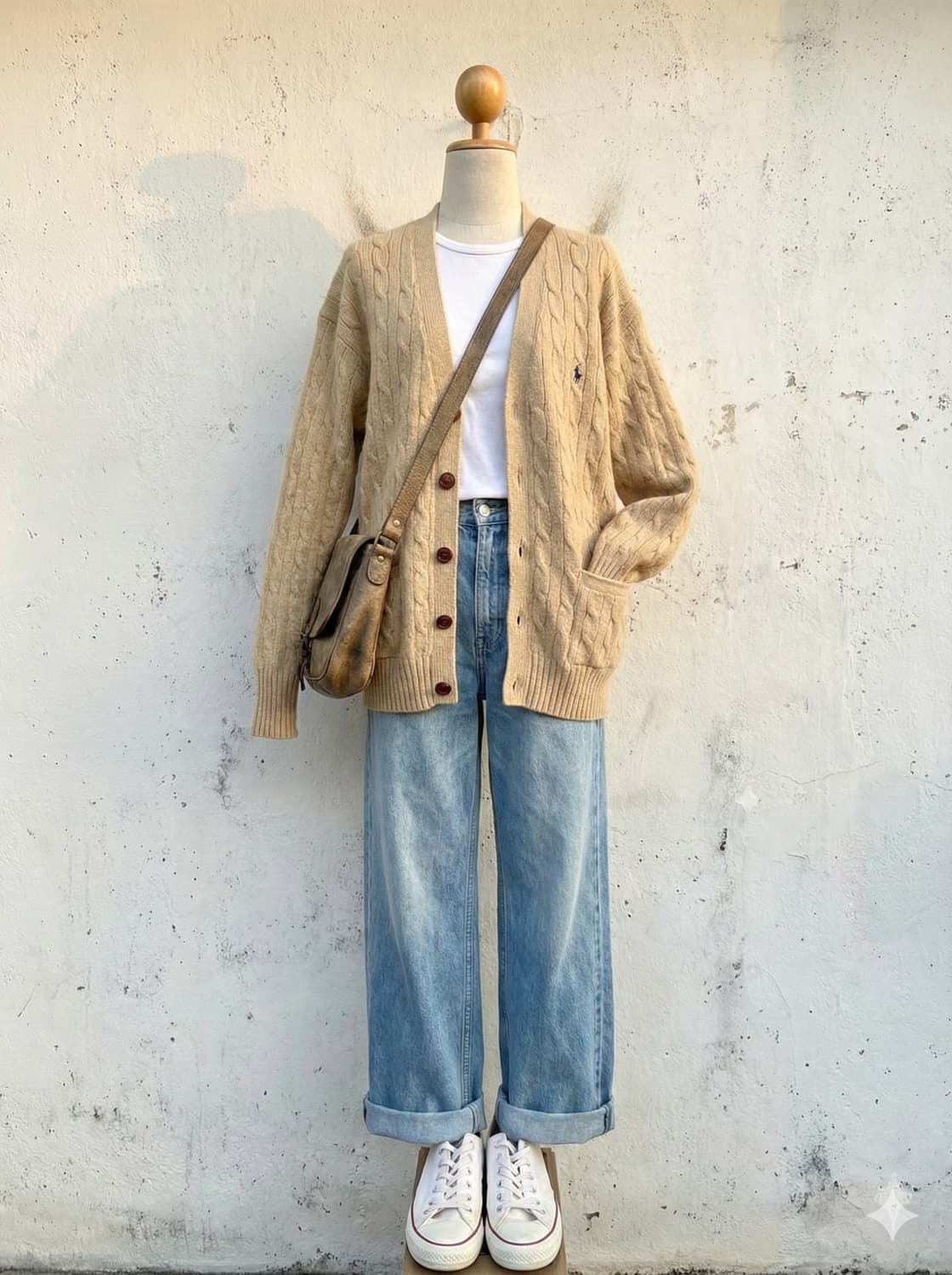 폴로 쉐틀랜드 울 가디건 (100% Shetland Wool) 상품이미지3