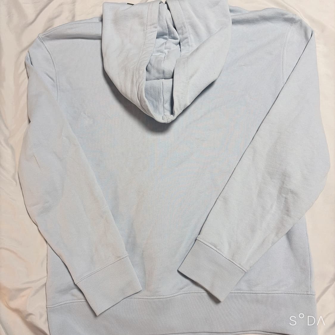 메종키츠네 폭스로고 후드티 스카이블루 XL 상품이미지2