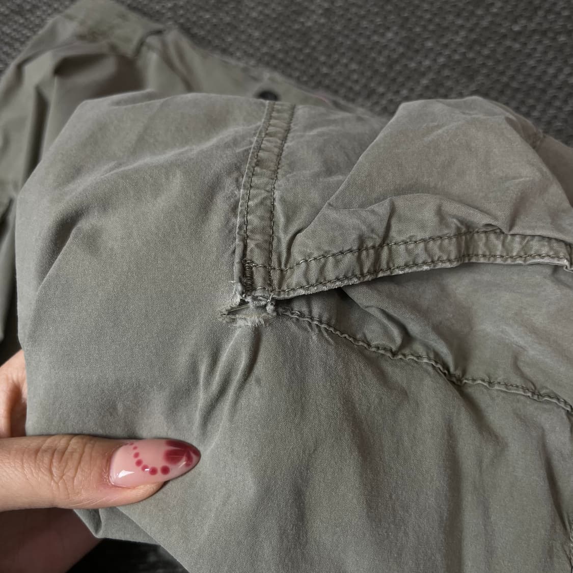 (36) 타미힐피거 연카키베이지 카고 코튼 팬츠 상품이미지3