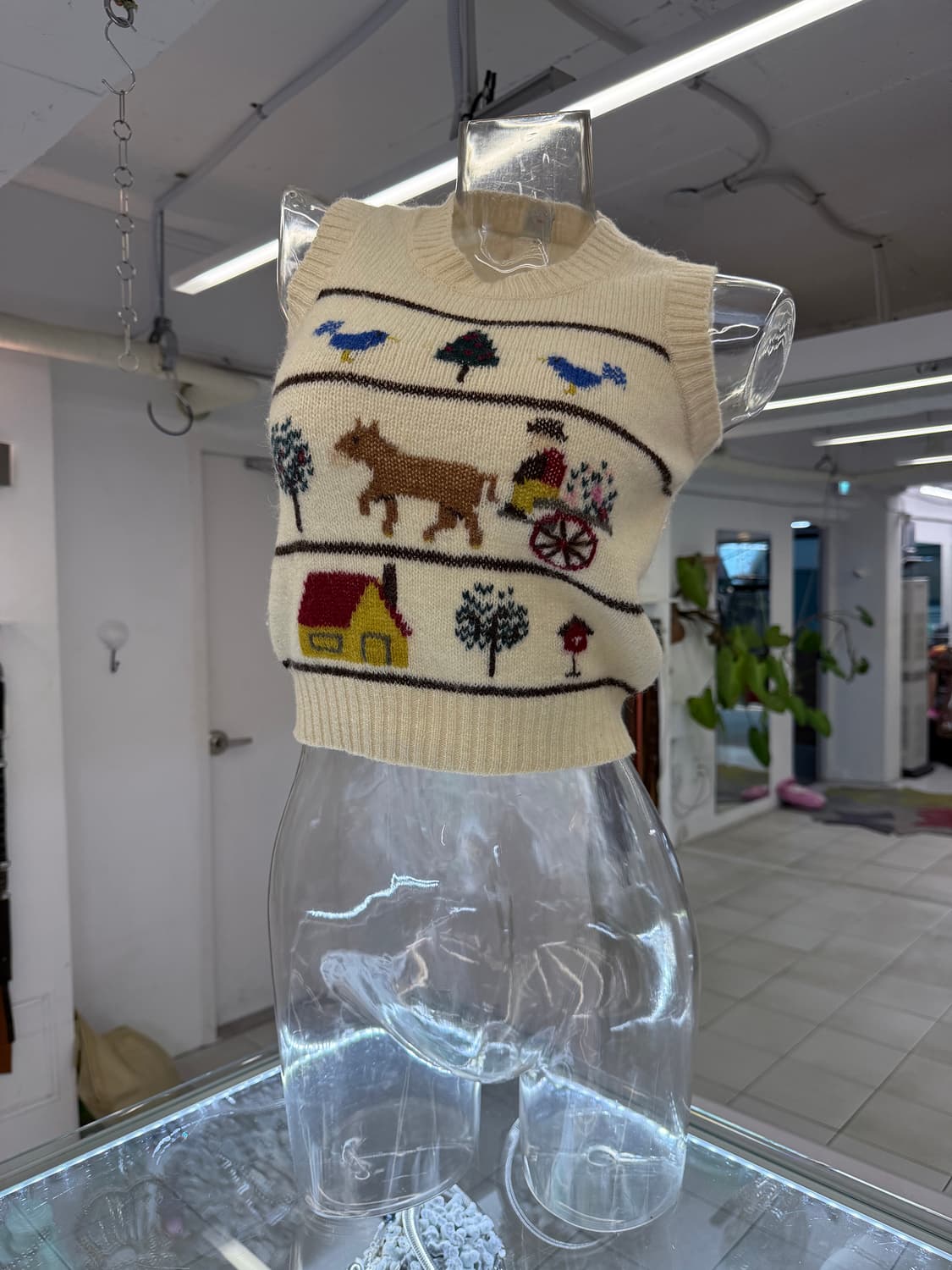 countryside knit vest 상품이미지1