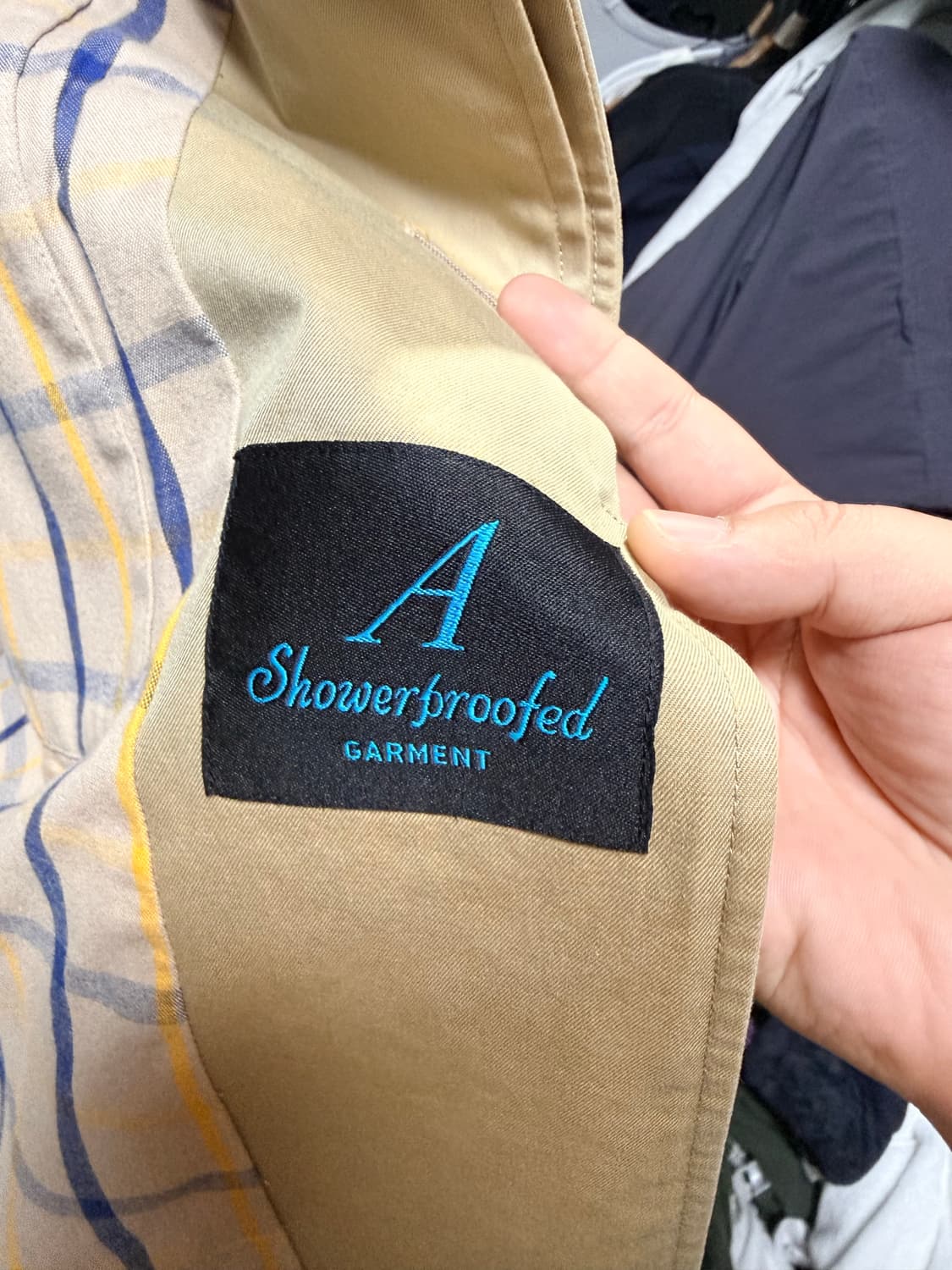 아나토미카 ANATOMICA 싱글 래글런 개버딘 코트 상품이미지5