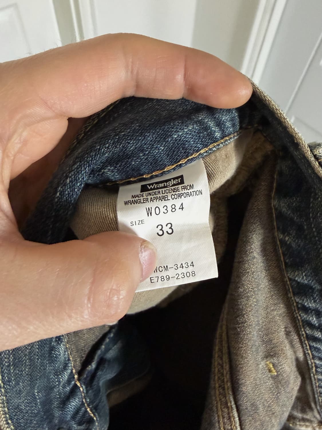 Wrangler 일본판 스트레이트 데님 팬츠 상품이미지7