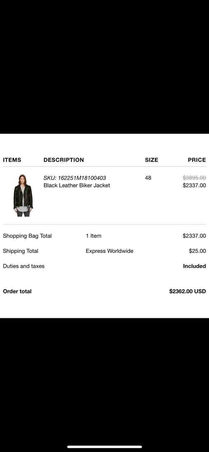 Balmain 레더 자켓 IT 48 상품이미지9