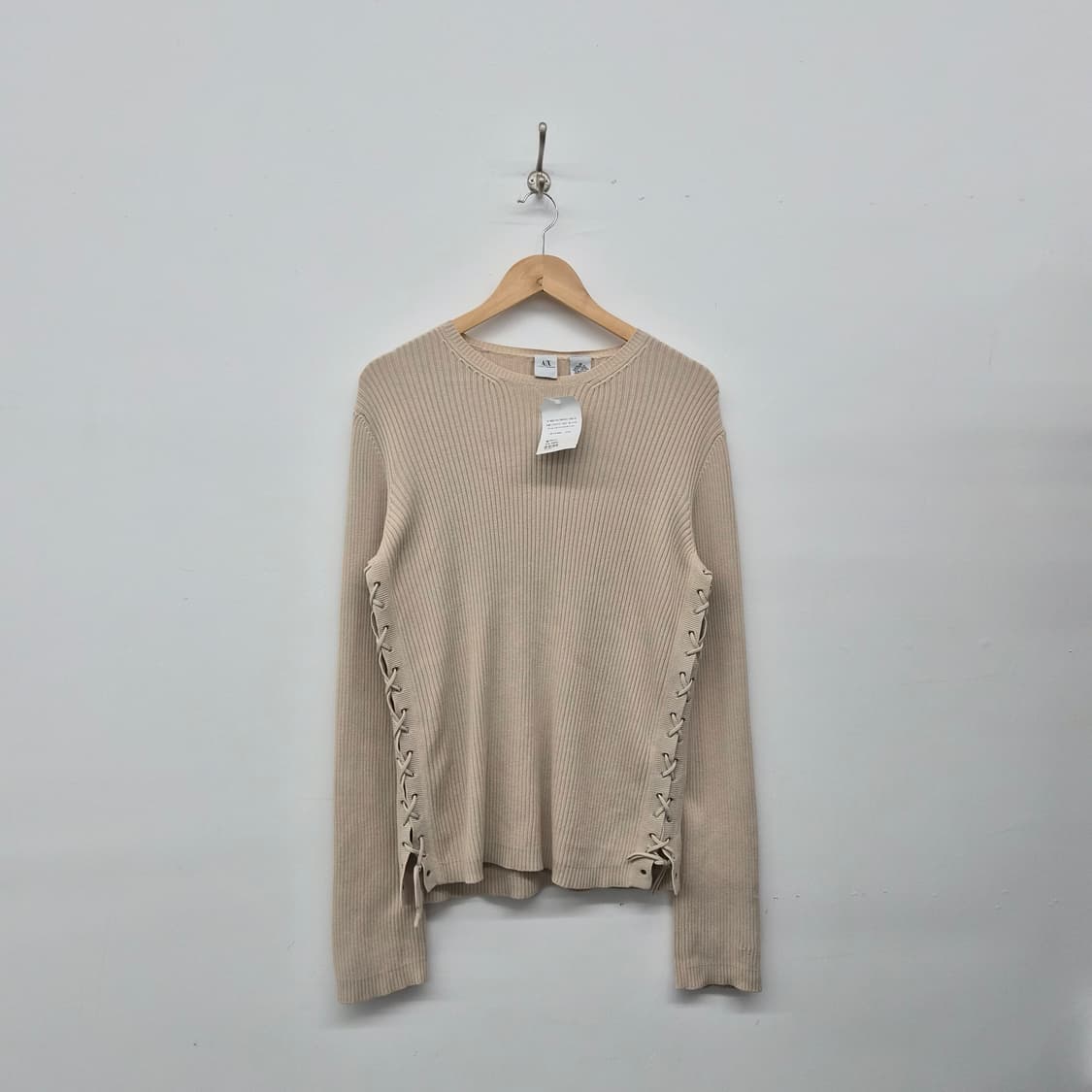 알마니 익스체인지 레이스업 니트 여성 M 상품이미지1