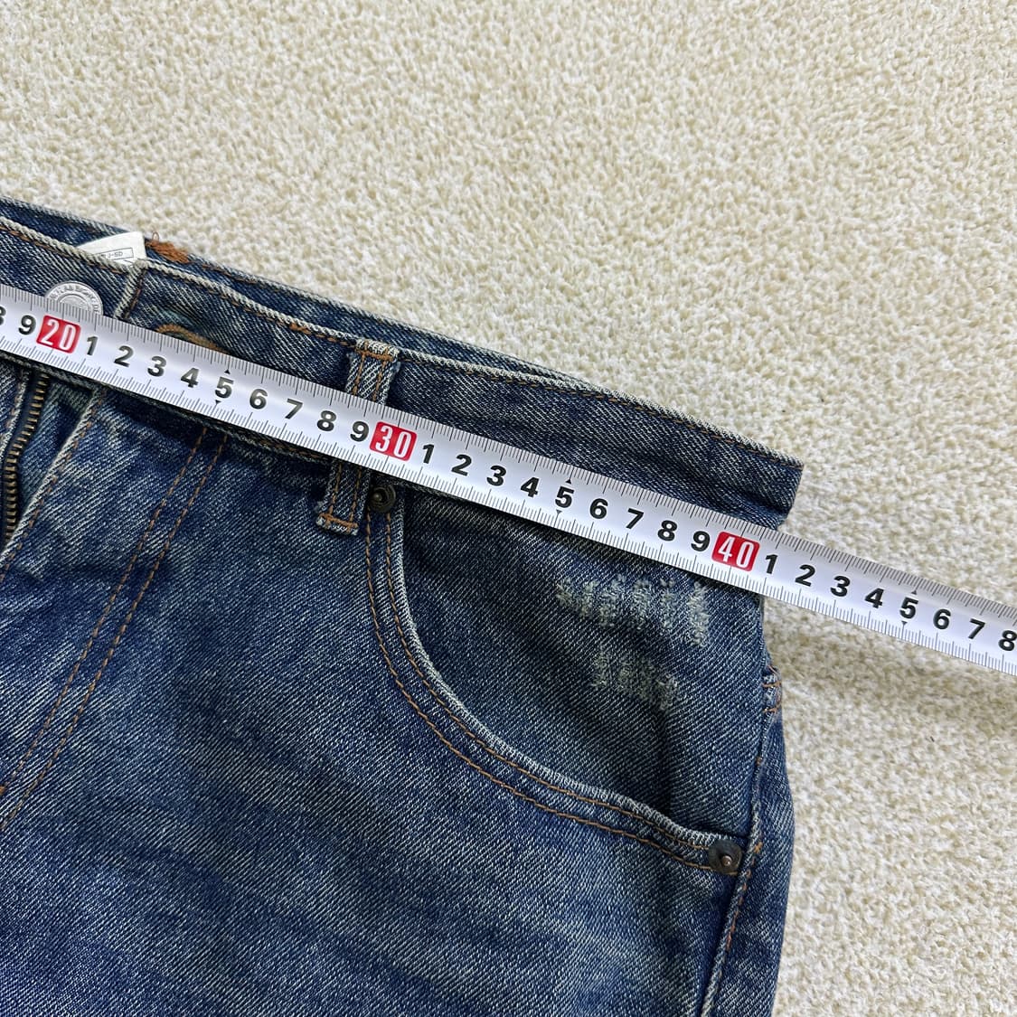 80 빈티지 남성용 청바지 데님 0320D 상품이미지6