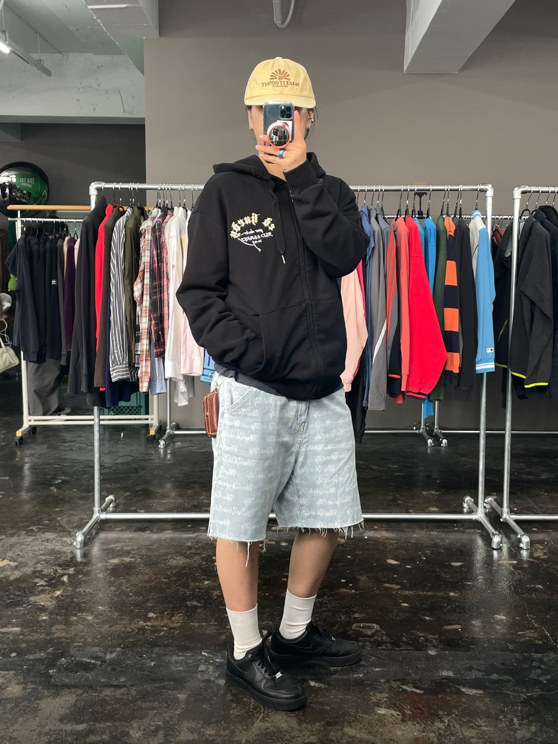 Ed Hardy 타이거 로고 후드 집업 자켓 상품이미지4