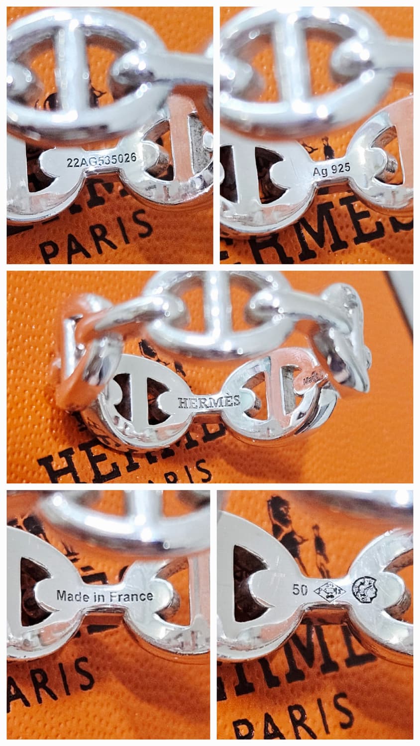 에르메스 샹달 실버 반지 50호 국내 10호 [정품/박스포함] 상품이미지2