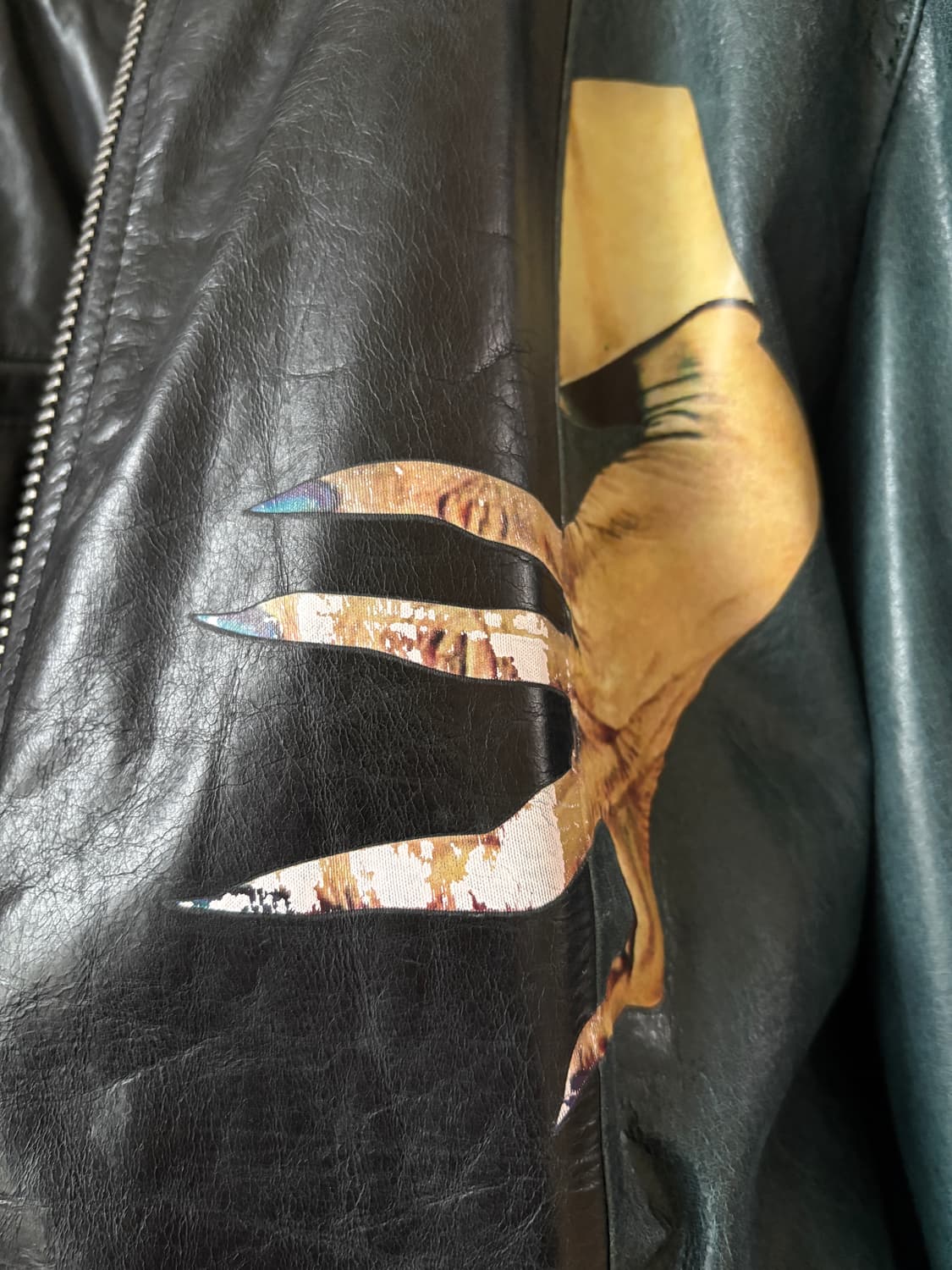 언더커버 2014-15 AW 시즌  Holygrace 양가죽 블루종 상품이미지2