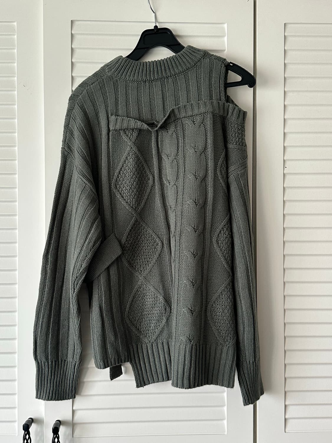 카키 니트 상품이미지2