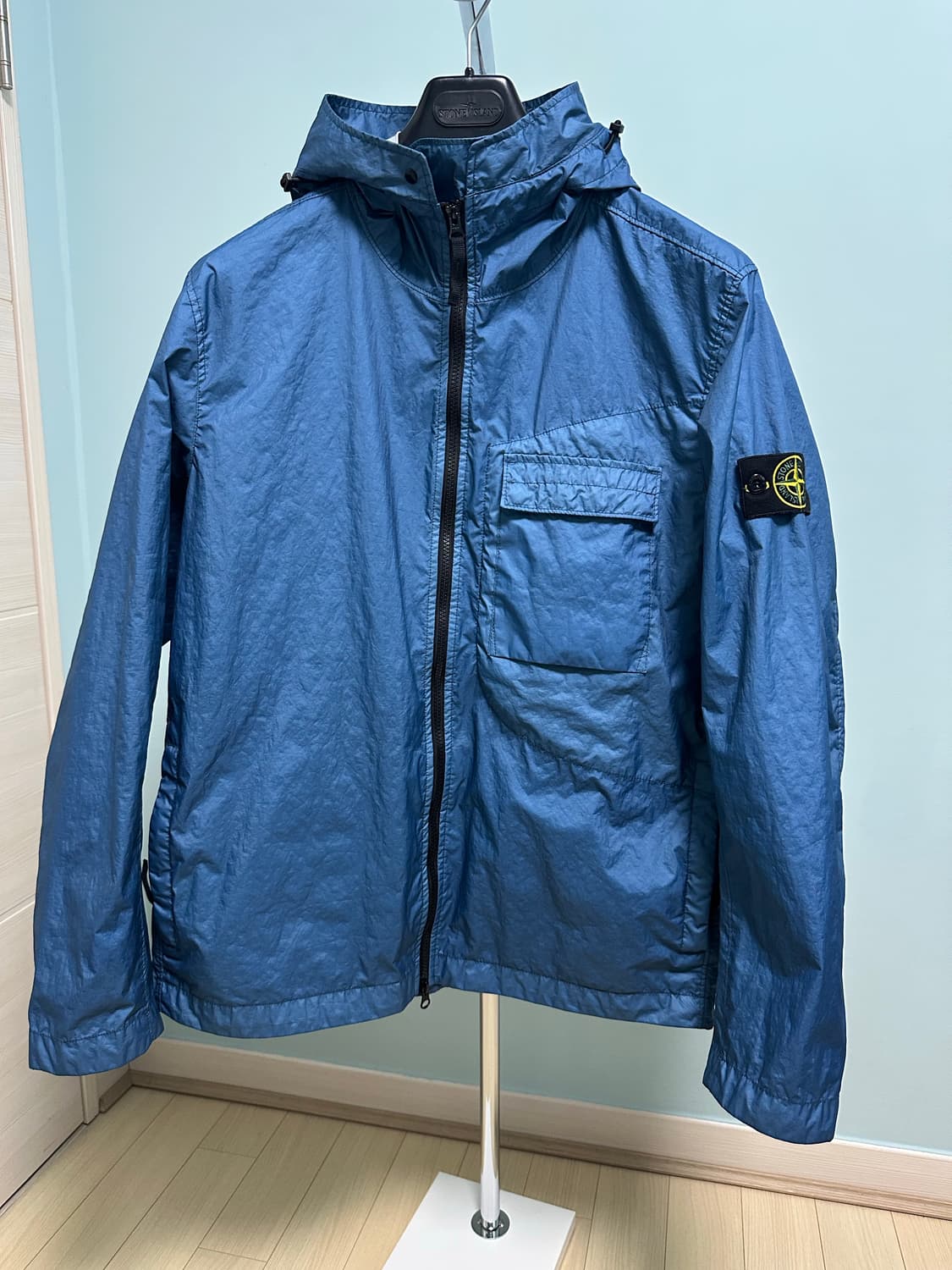 스톤아일랜드 22ss 멤브라나 L사이즈 블루 상품이미지2