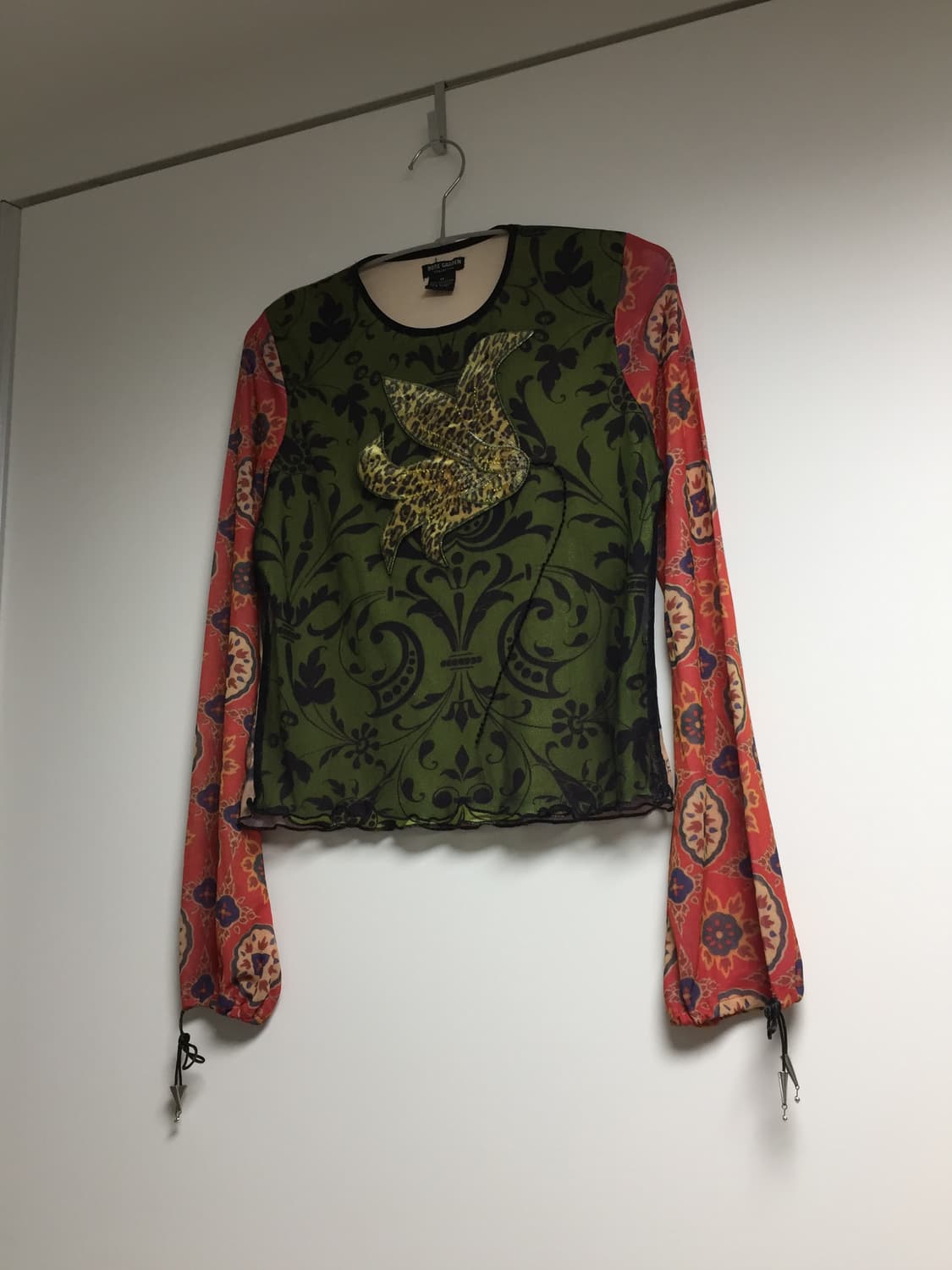 y2k beaded floral long sleeve 상품이미지2