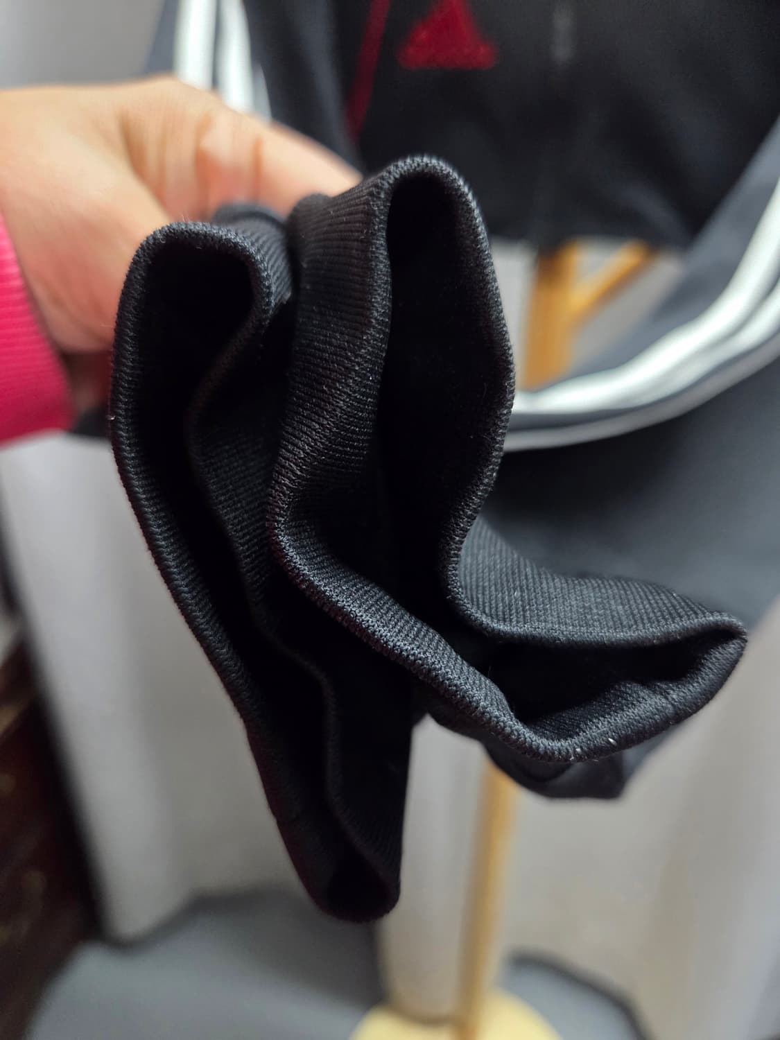 아디다스 크롭 트랙탑 블랙 100# 상품이미지4