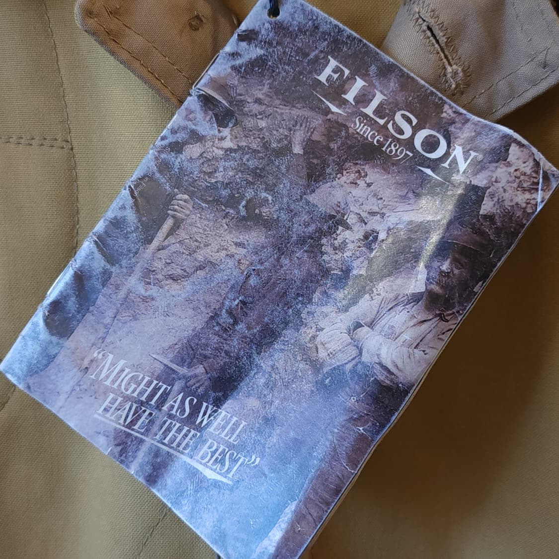필슨 헌팅자켓 논왁싱 헤비 캔버스 매키노 울 카라 헌팅 자켓 L 상품이미지5