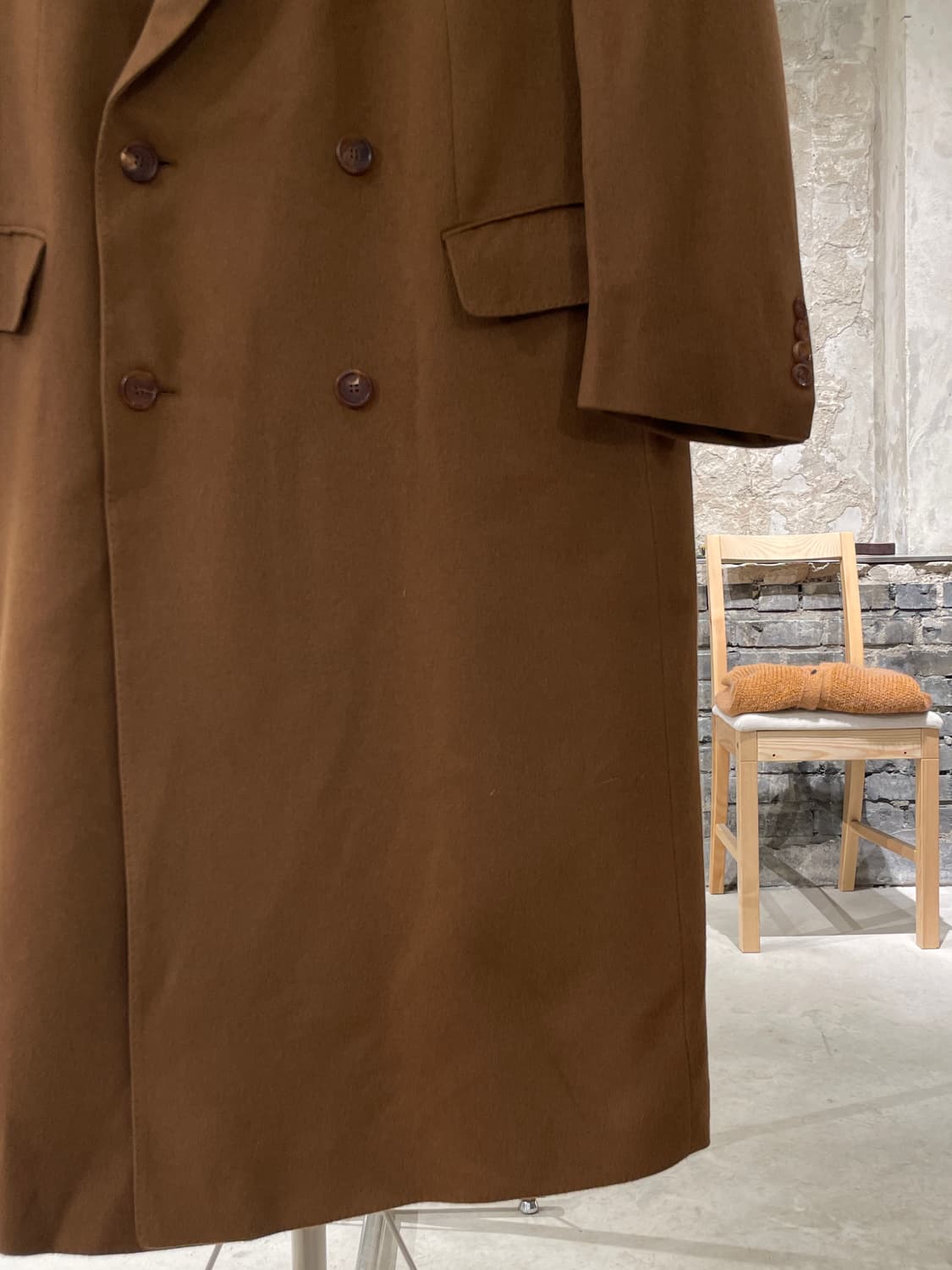 에두아르트 드레슬러 브라운 클래식 캐시미어 코트 상품이미지5