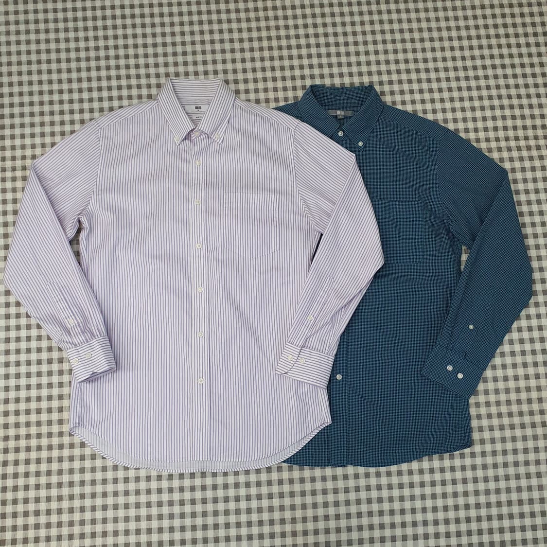 유니클로 긴소매 셔츠 남자95 (2벌가격) 상품이미지1