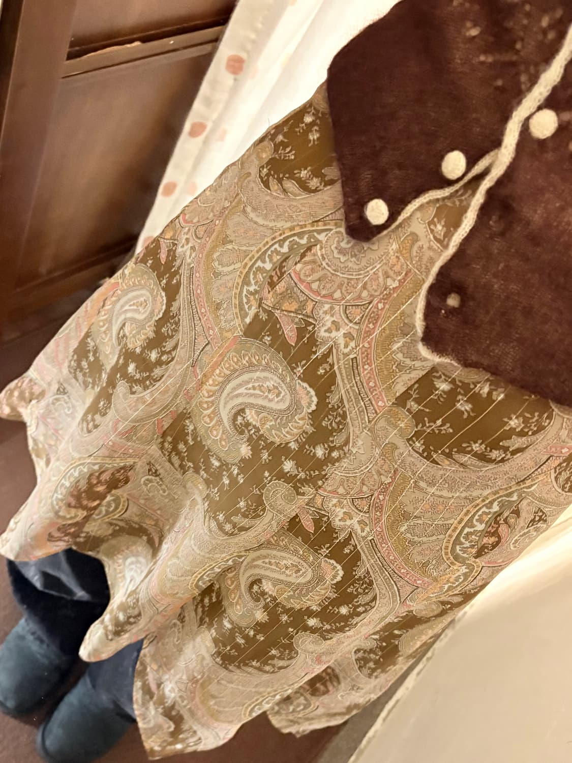 Japanese vintage ethnic pattern skirt 상품이미지3