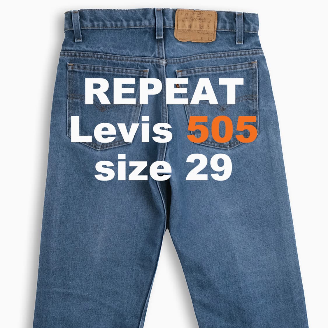 리바이스 505 오렌지탭 80s USA 29 인치 OR5053033 상품이미지1