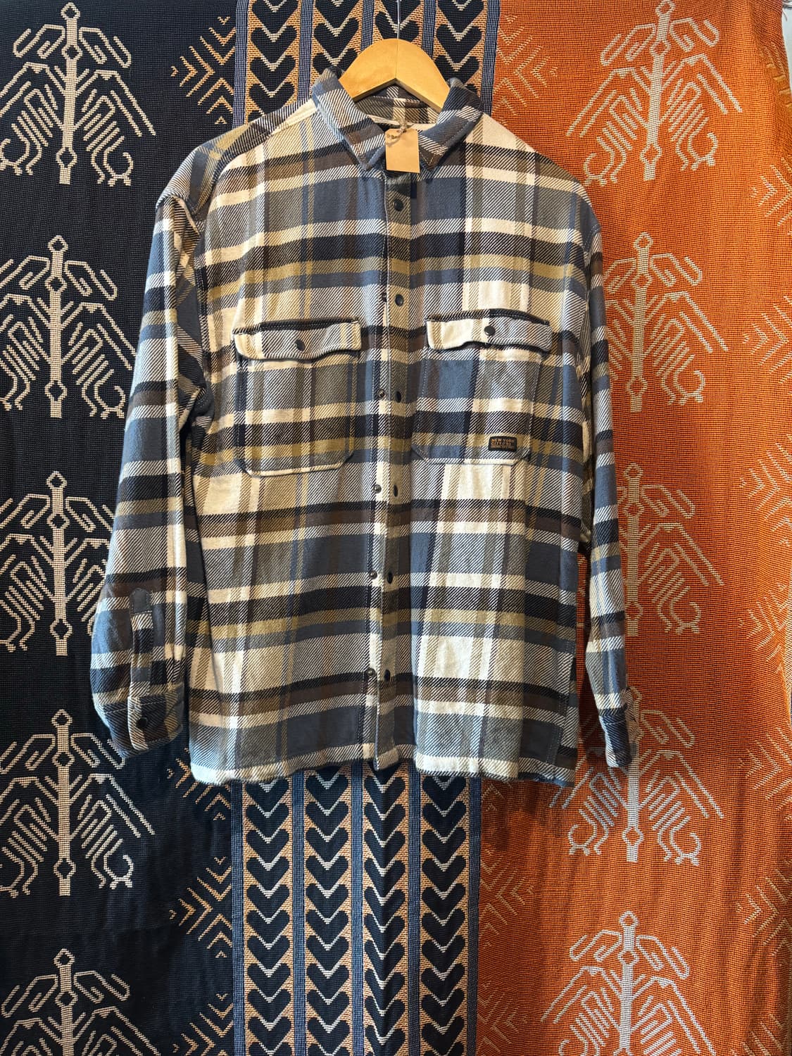 H&M 울 체크셔츠 상품이미지1