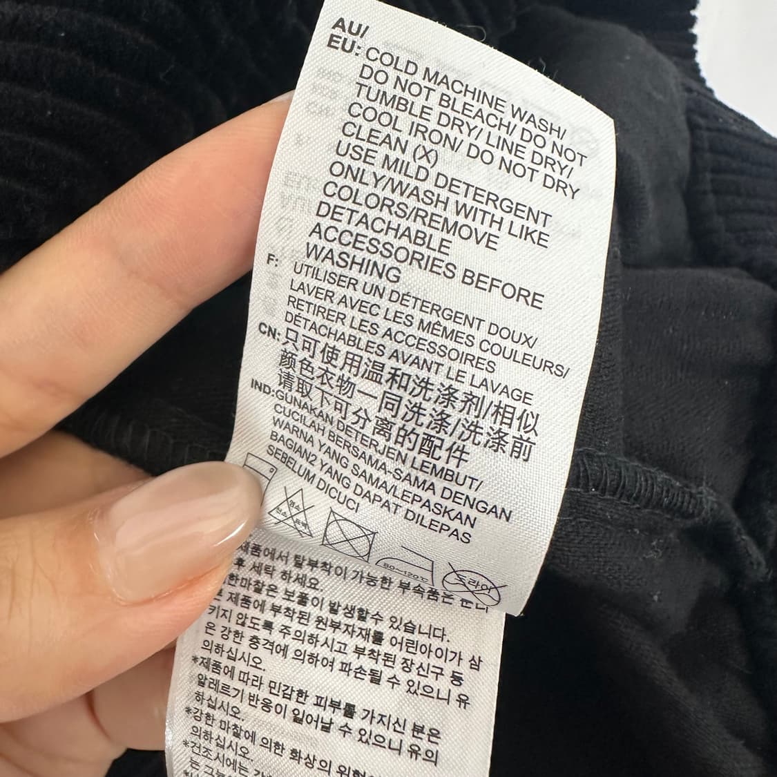 아디다스 남성 불꽃 골덴 반집업티 S (실측114) 상품이미지8