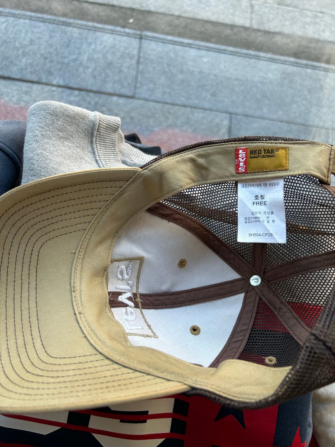 00‘s 리바이스 트러커매쉬캡 상품이미지5