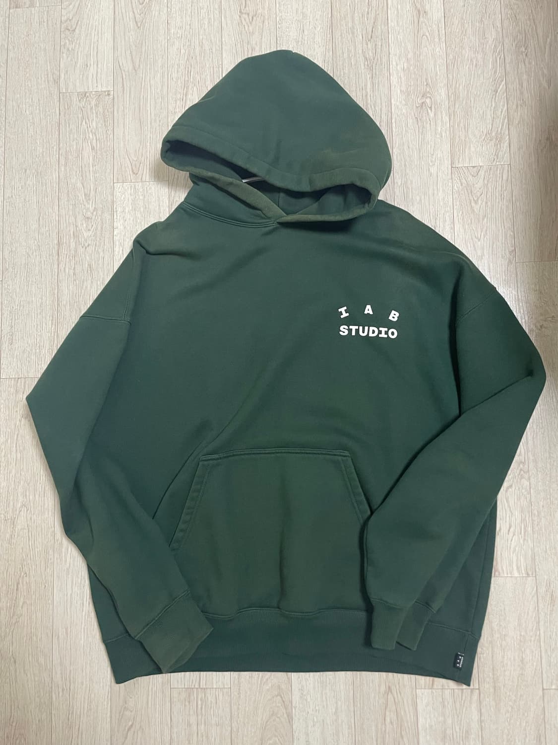 아이앱 스튜디오 딥 그린 후드티 XL 상품이미지1