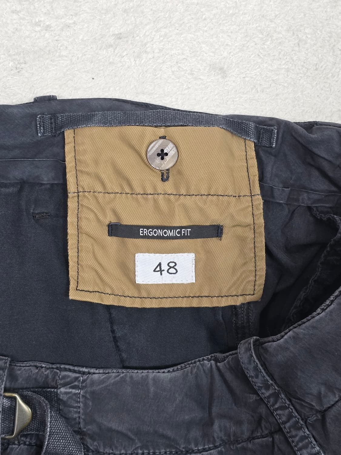 CP컴퍼니 에르고노믹 블랙 패치 워크 팬츠 48사이즈 상품이미지8
