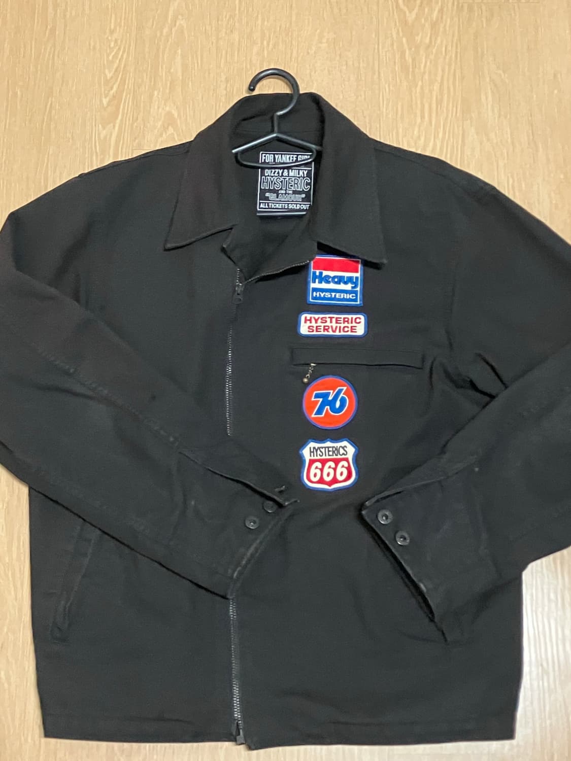 히스테릭글래머 패치워크 자켓 상품이미지1