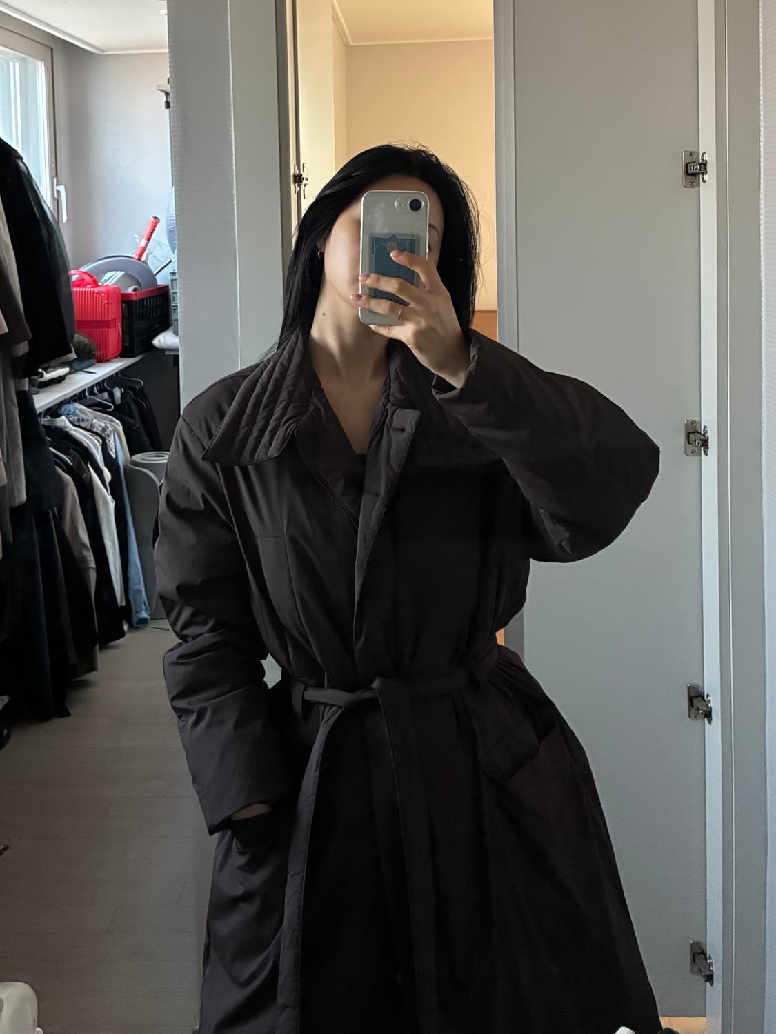 으음키임 롱패딩 상품이미지8