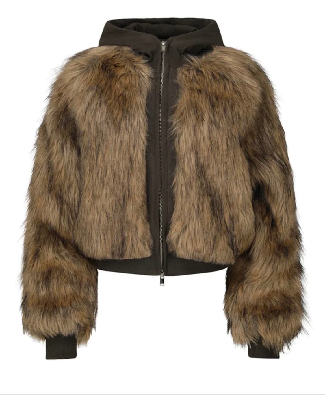 (새상품) 나체 퍼자켓 카키브라운 1 사이즈  상품이미지2