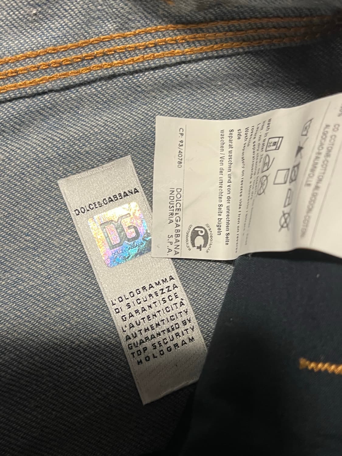 D&G 2000s Archive POWER 돌체엔가바나 데님 팬츠 상품이미지9