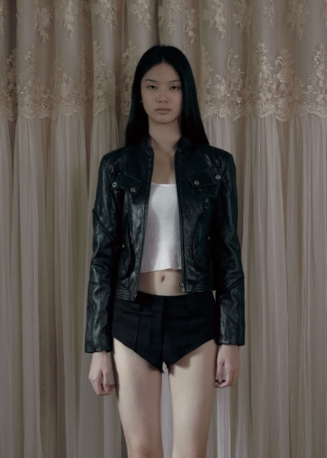 보헤미안서울 sleeve zip point leather jacket 상품이미지1