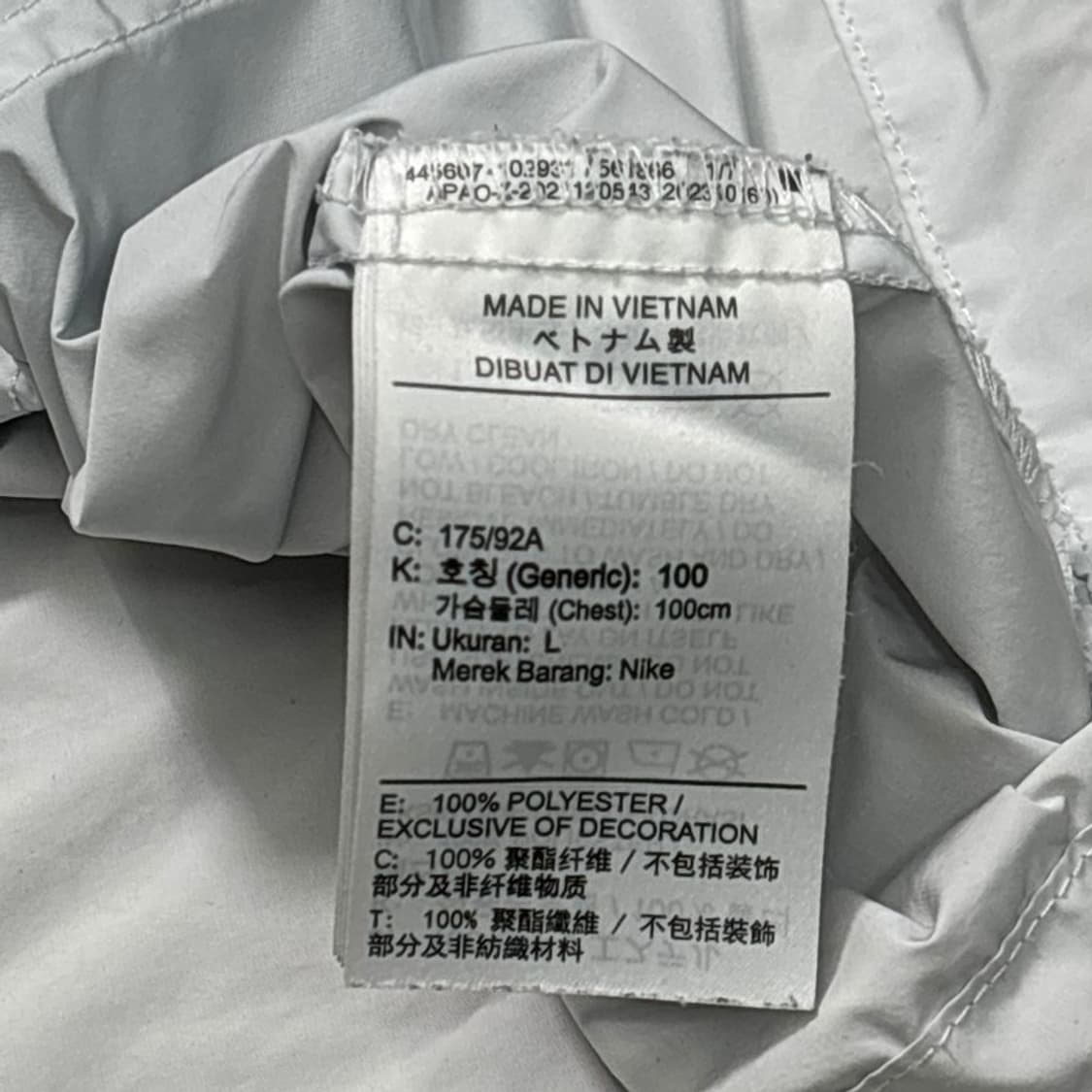 NIKE 클럽 마리나 아노락 자켓 화이트 L 상품이미지7