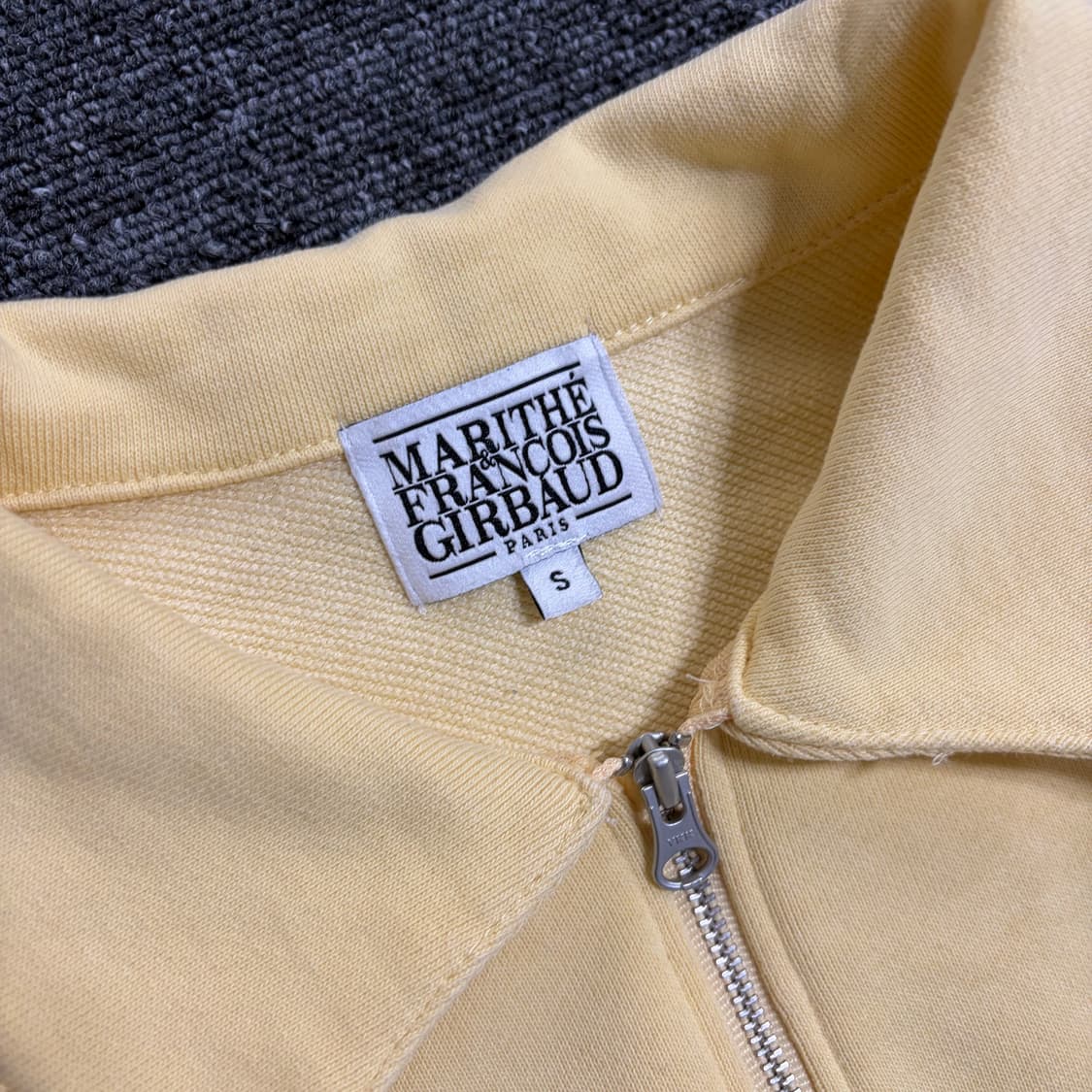 마리떼 하프집업 크롭 맨투맨 상품이미지4