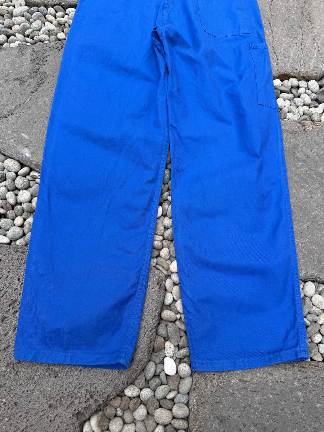 1970s VINTAGE WASHED WIDE 프렌치워크 와이드팬츠 상품이미지9
