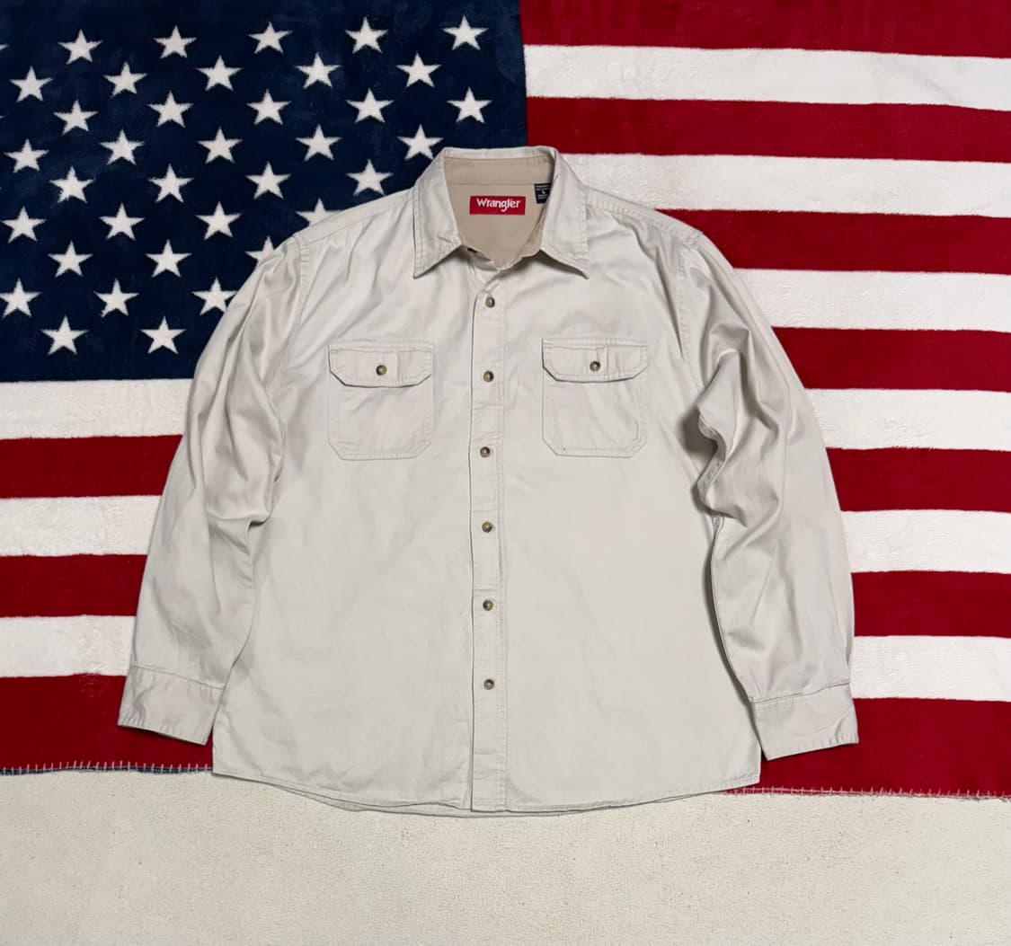 랭글러워크셔츠 빈티지워크셔츠 Wrangler work shirt  상품이미지1