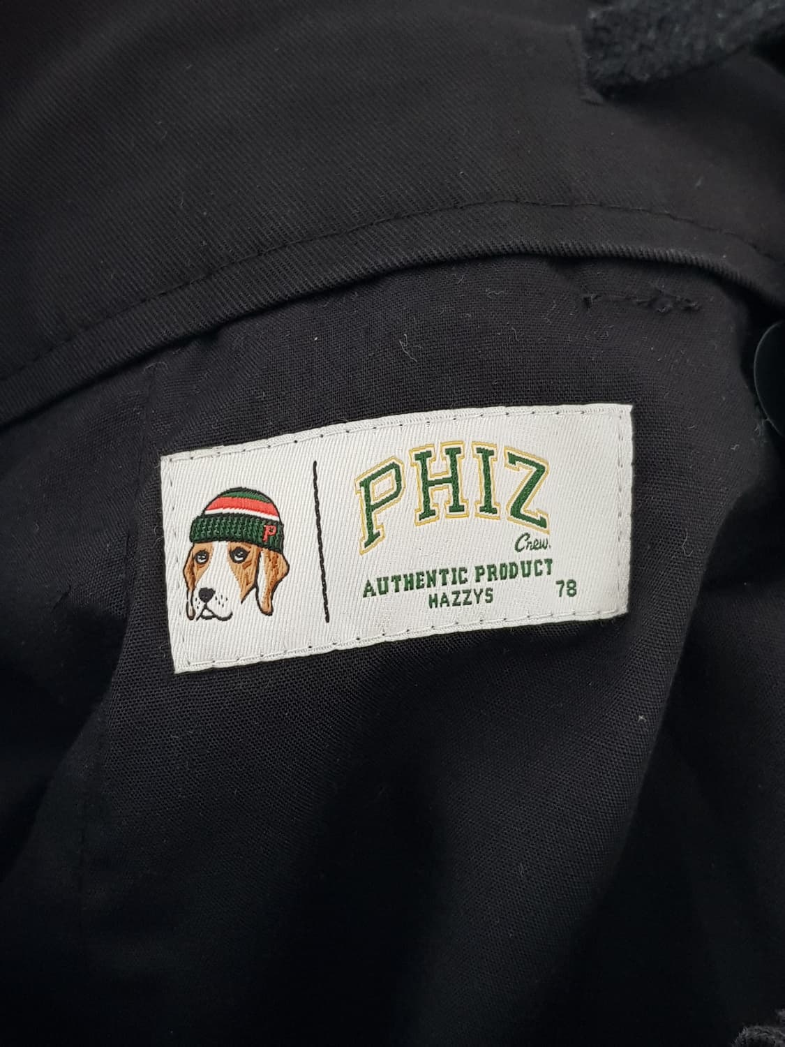 [78] 헤지스 피즈 카고 배기 팬츠 바지 블랙 상품이미지3