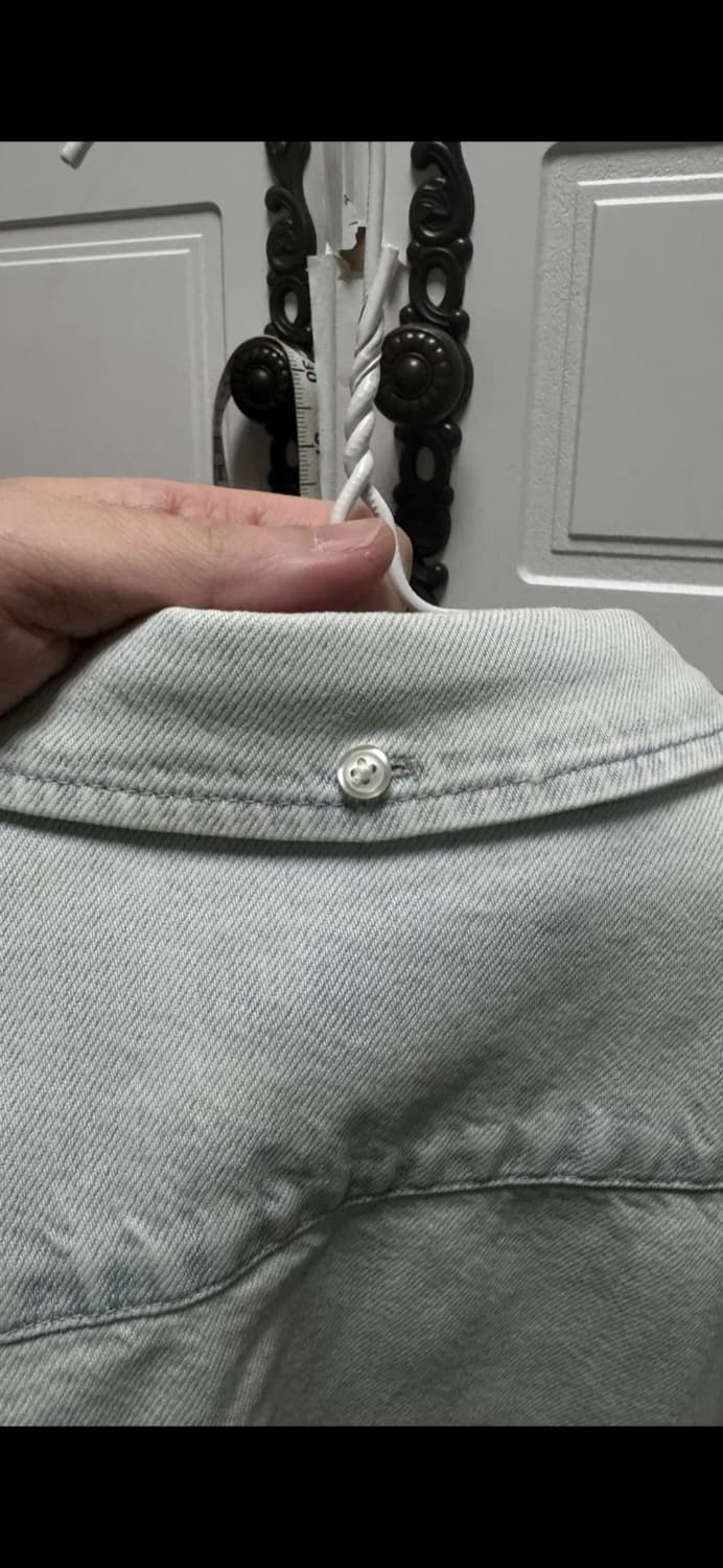 슈프림스몰박스워싱데님셔츠24FW L 상품이미지5