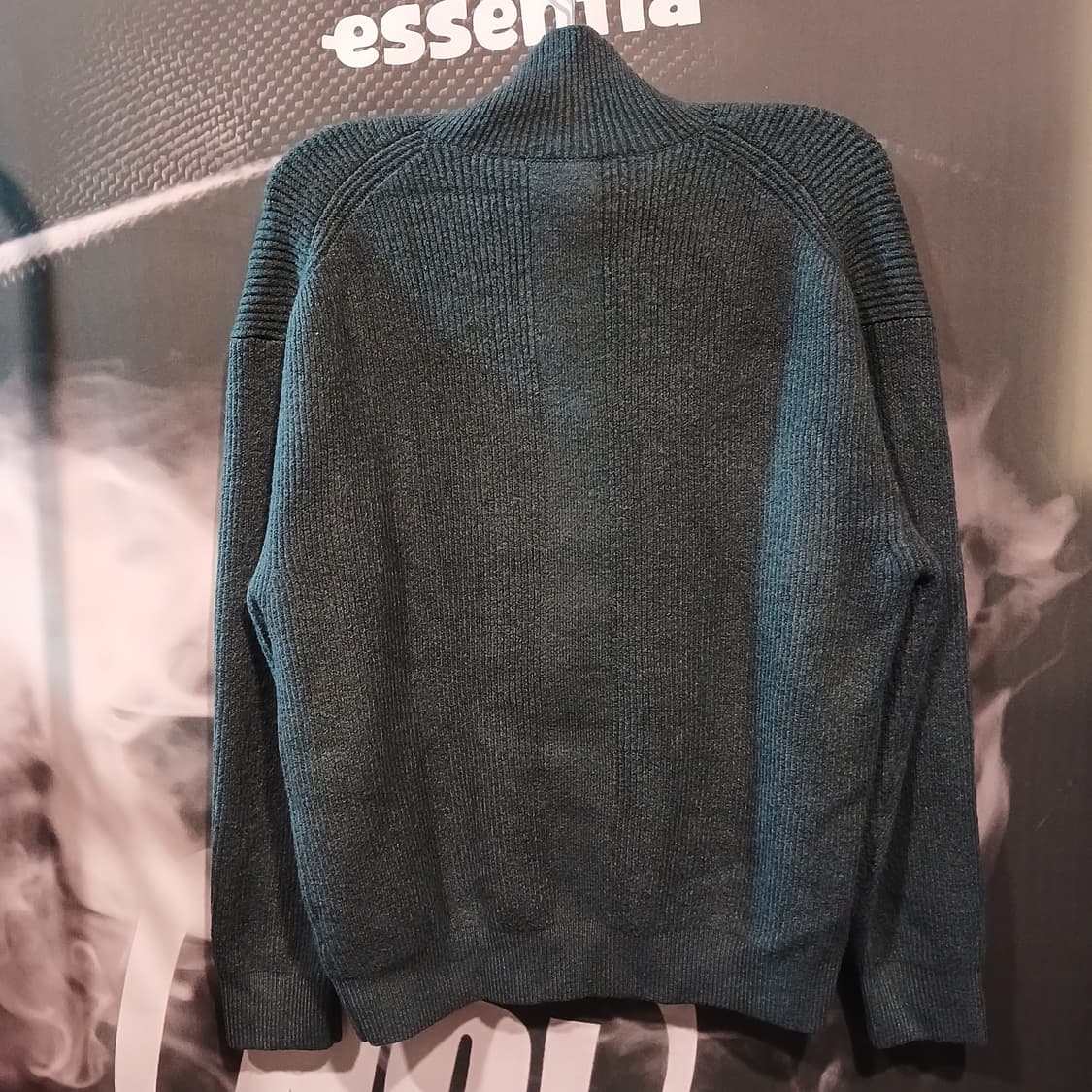 반집업 니트 그린 상품이미지2