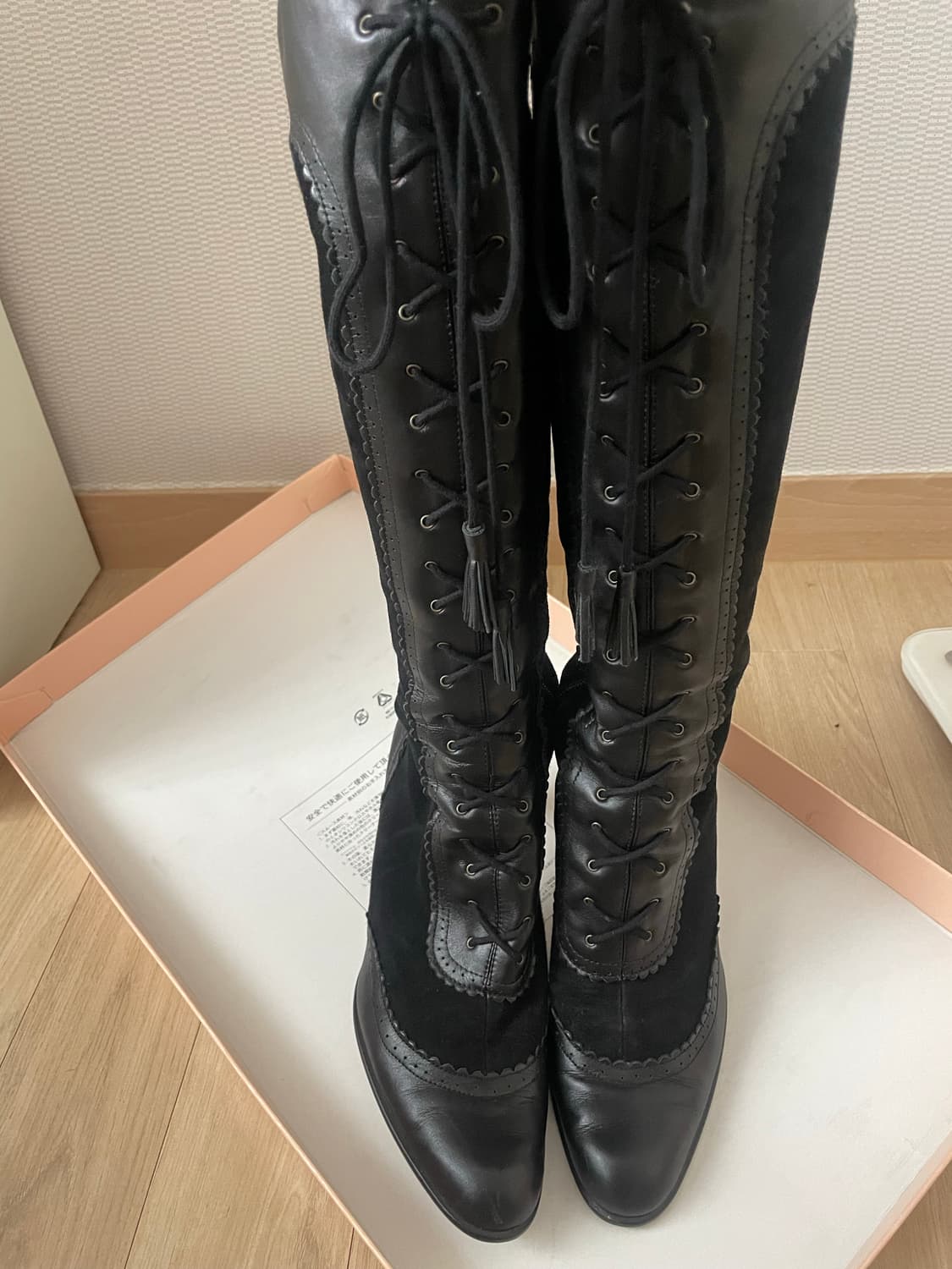 일본 빈티지 갸루 롱부츠 /갸루/리즈리사/마즈/세실맥비/엑시즈팜 상품이미지3