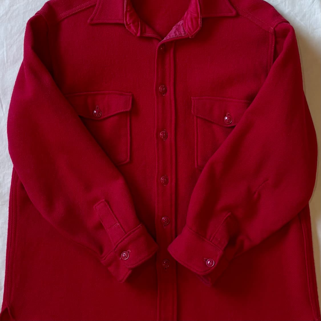 [100-103] 50s USA L.L.Bean 울 트윌 워크 셔츠  상품이미지7