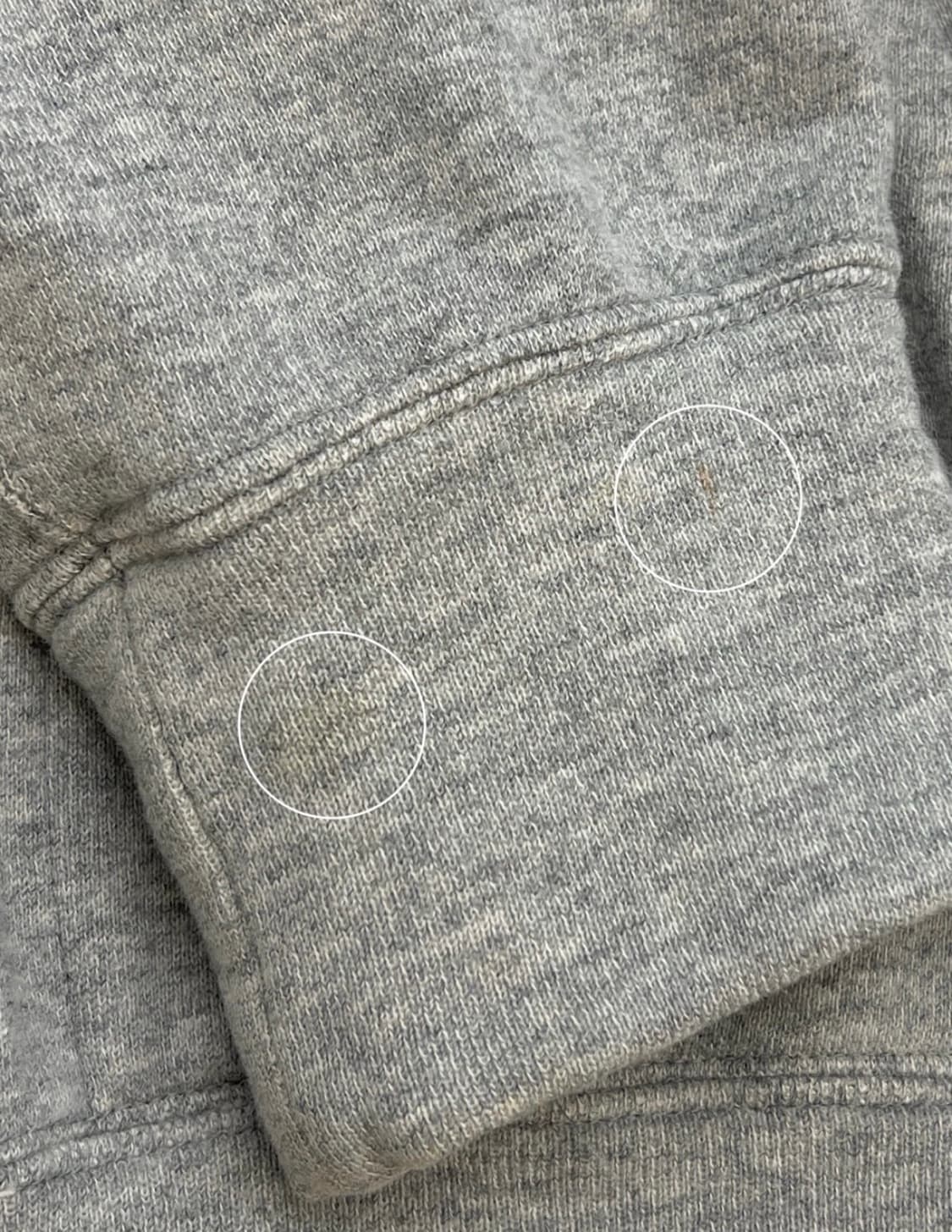 꼼데가르송 레드와펜 멜란지그레이 후드집업  상품이미지9