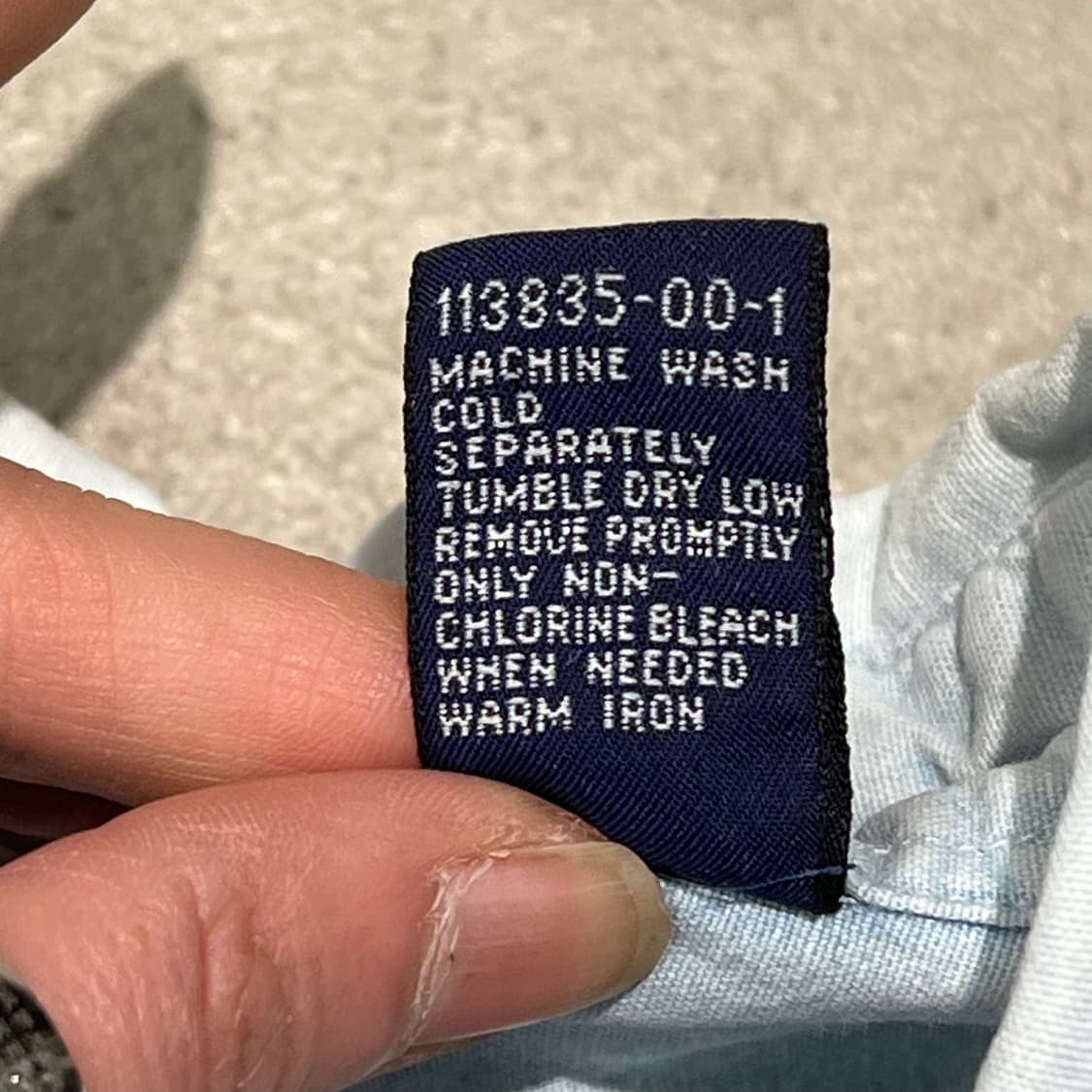 갭 워크 데님셔츠 s10431 상품이미지8