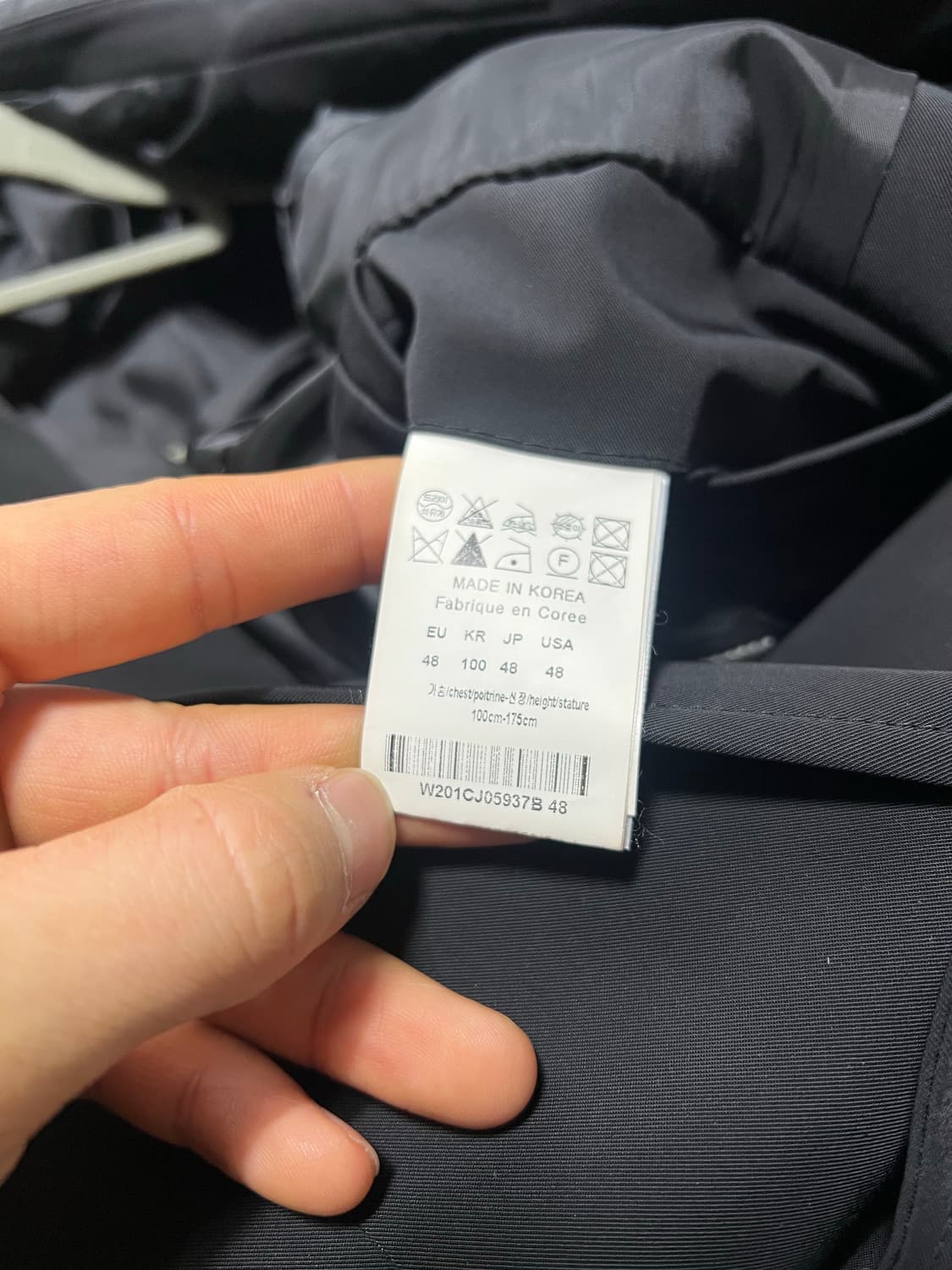 우영미 더블 브레스트 블레이저 블랙 48 상품이미지6