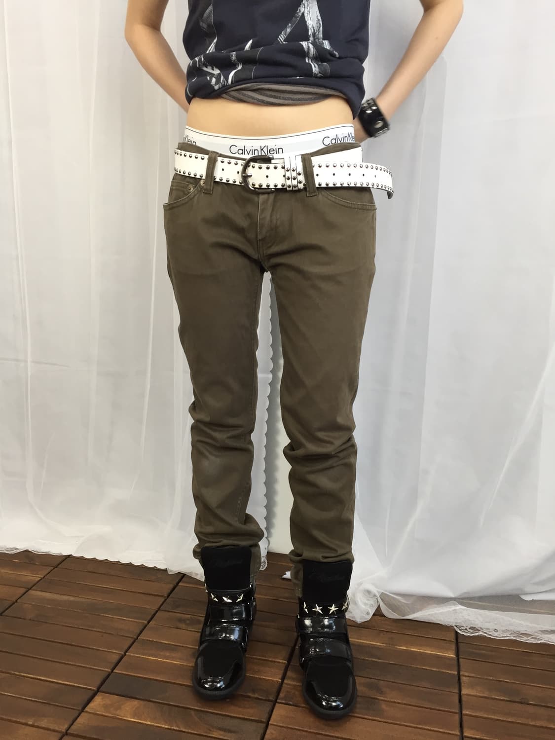X-girl Stretch Khaki Slim Pants  상품이미지2