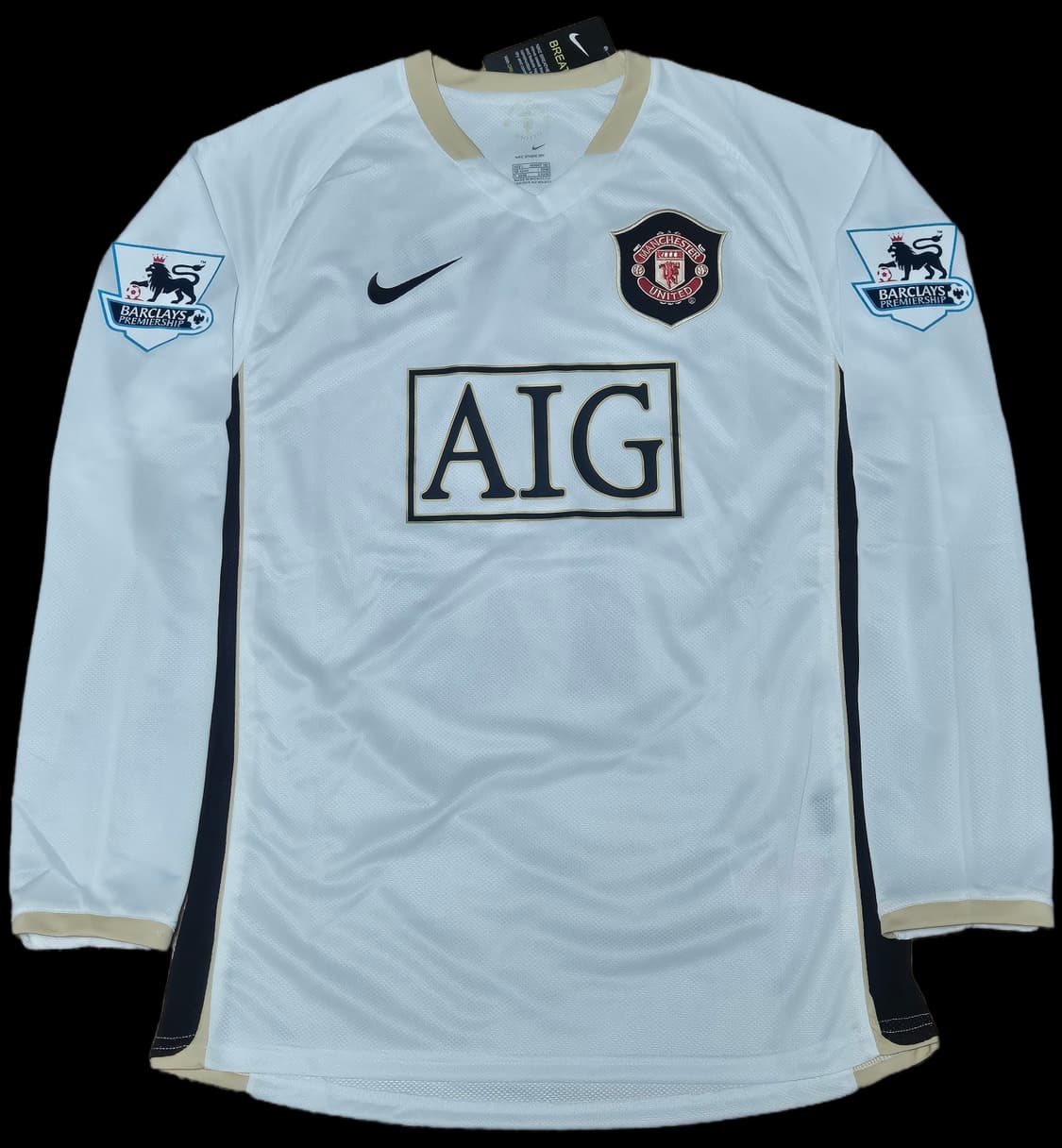 레트로)06-07 맨유 어웨이킷 박지성 긴팔유니폼 L 레플리카 상품이미지2