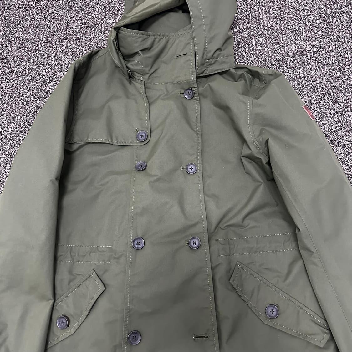 노스페이스 여성 롱 트랜치 코트 자켓 점퍼 카키 95(M) 상품이미지2