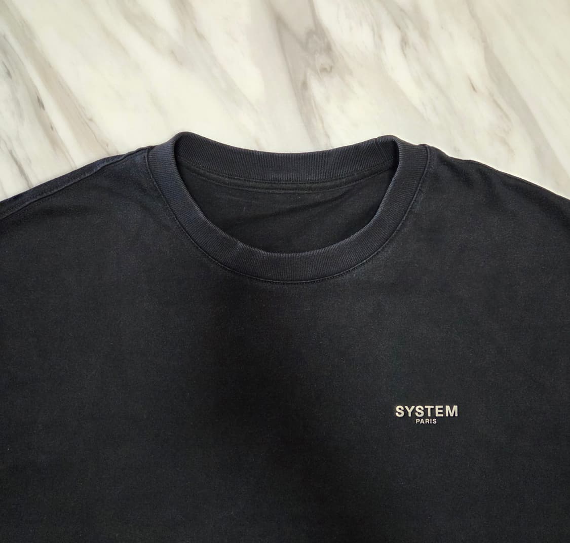 시스템옴므 프린트 반팔 티셔츠 상품이미지5