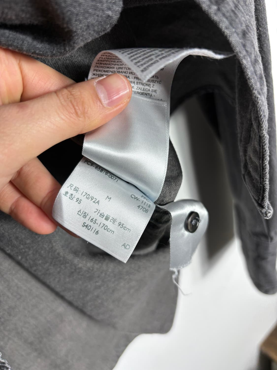 리바이스 흑청 데님 웨스턴 셔츠 상품이미지5